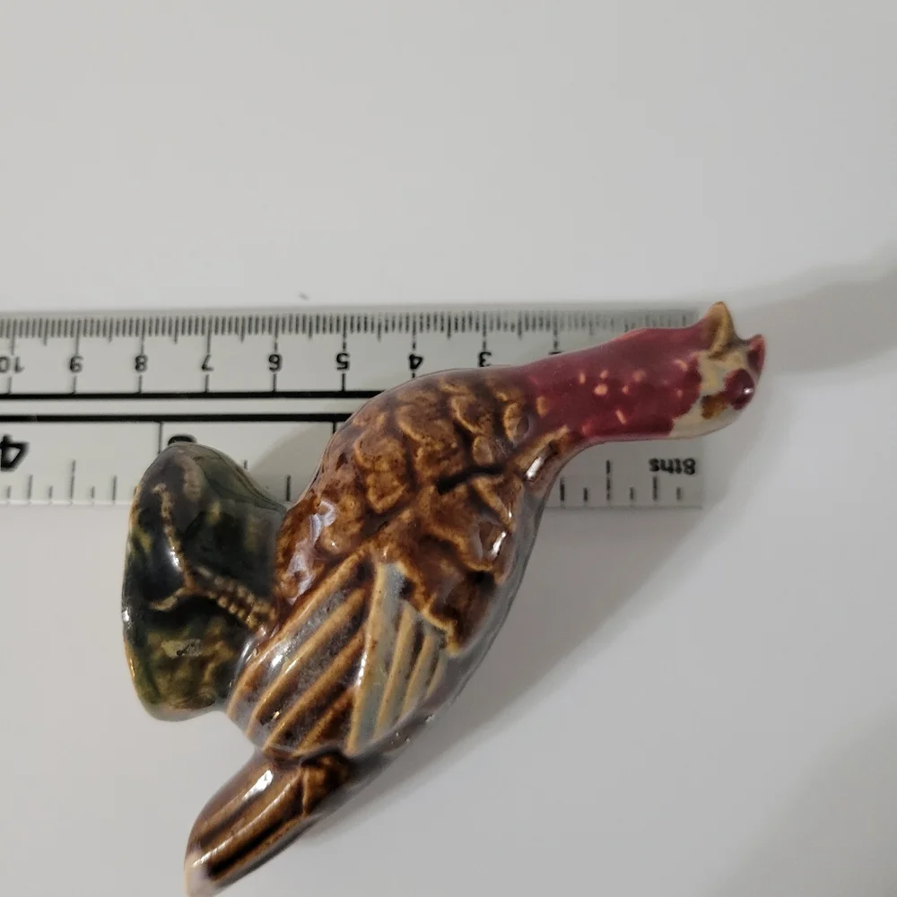 Vtg Rosemeade Turkey Pheasant Shakers